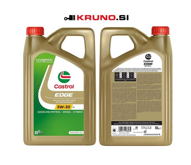 MOTORNO OLJE CASTROL EDGE 5W-30 LL 5L 507.00