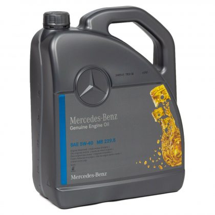 MOTORNO OLJE MERCEDES BENZ 5W-40 5L original MB229.5 A0009898201